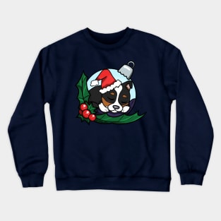 Tri Color Corgi Puppy Tree Bauble Crewneck Sweatshirt